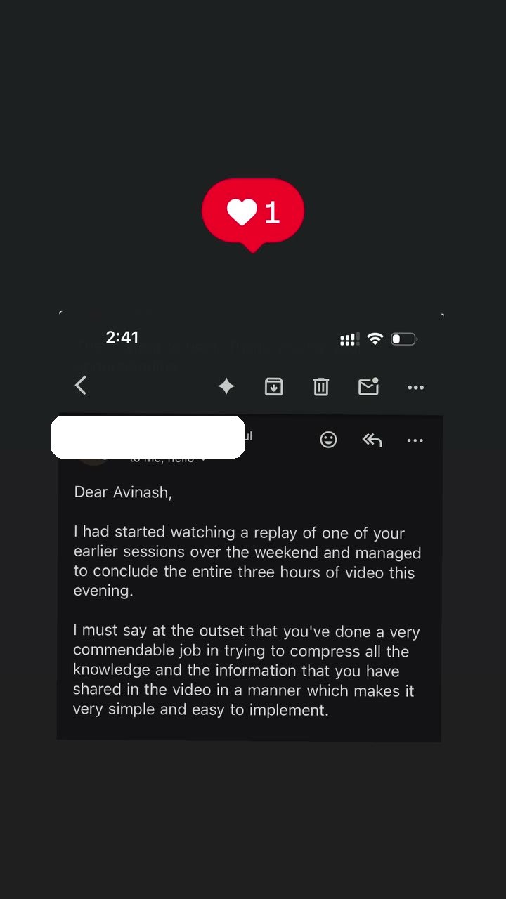 “Watched the replay, all three hours”